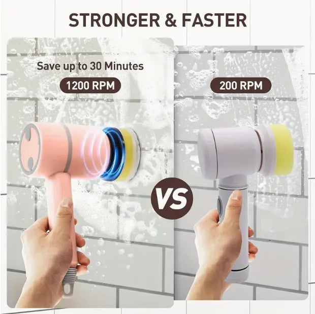 Elektrische Schoonmaakborstel 3-in-1